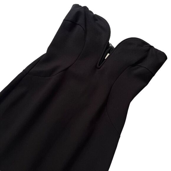 NICHOLAS Tena Deep V Sweetheart Gown in Black - Picture 2 of 10